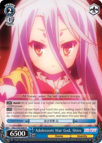 Image of Adolescent War God, Shiro (NGL/S58-E085 R) [No Game No Life]