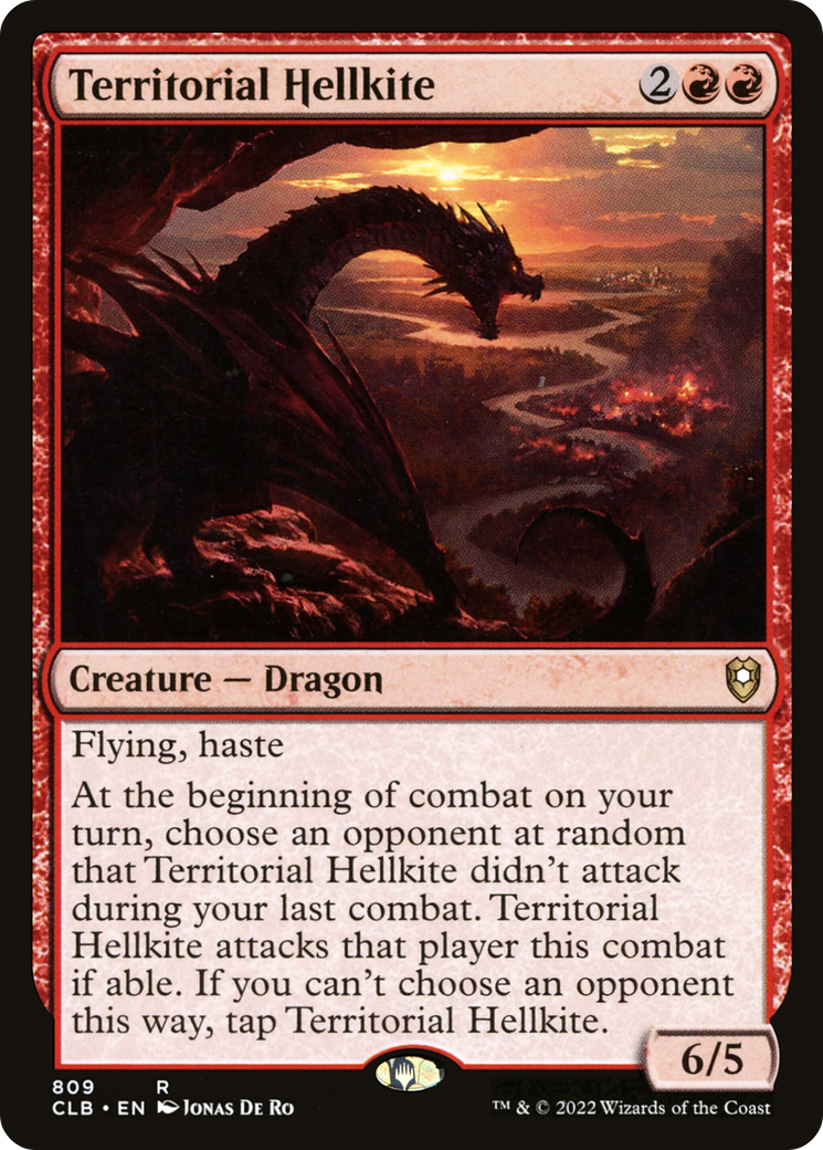 Image of Territorial Hellkite [Commander Legends: Battle for Baldur's Gate]