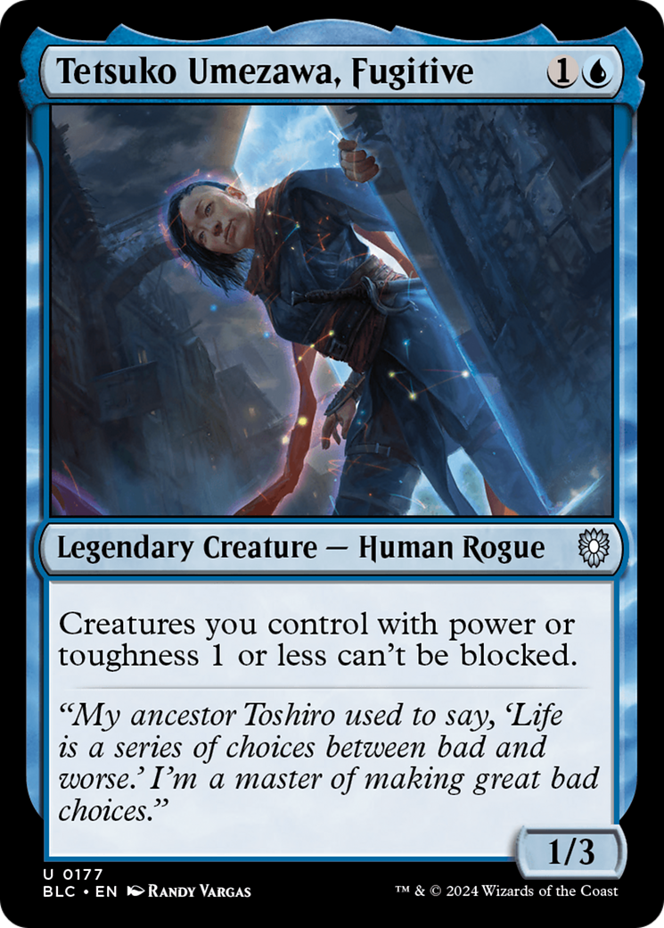 Image of Tetsuko Umezawa, Fugitive [Bloomburrow Commander]