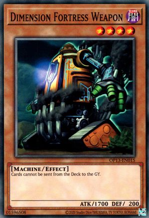 Image of Dimension Fortress Weapon [OP13-EN015] Common