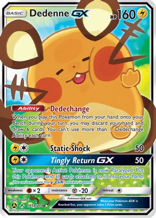 Image of Dedenne GX (195a/214) [Alternate Art Promos]