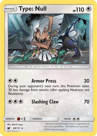 Image of Type: Null (89/111) (Theme Deck Exclusive) [Sun & Moon: Crimson Invasion]