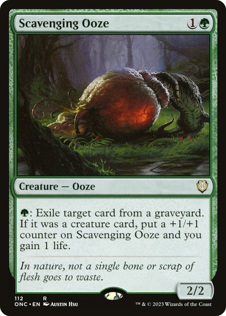 Image of Scavenging Ooze [Phyrexia: All Will Be One Commander]