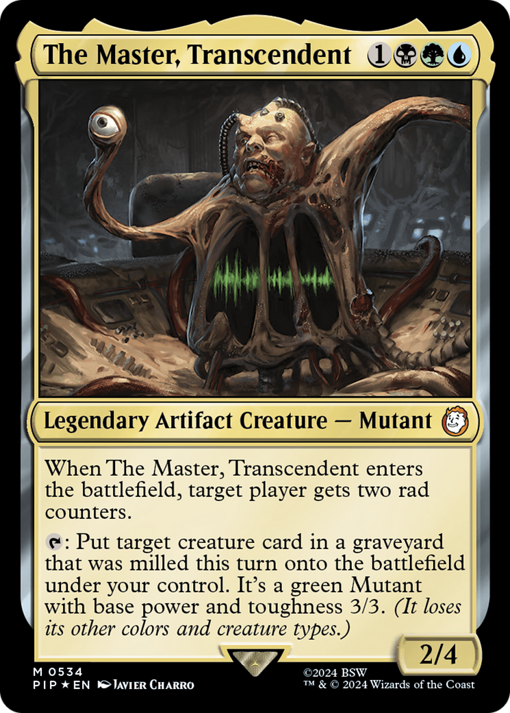 Image of The Master, Transcendent (Surge Foil) [Fallout]