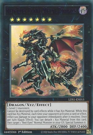 Image of Red-Eyes Flare Metal Dragon (Purple) [LDS1-EN015] Ultra Rare