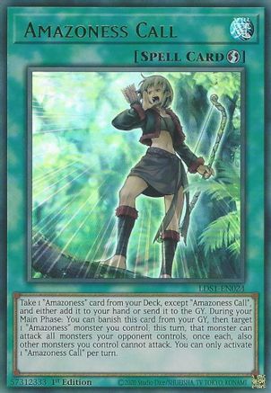 Image of Amazoness Call (Green) [LDS1-EN024] Ultra Rare