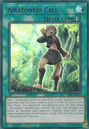 Image of Amazoness Call (Purple) [LDS1-EN024] Ultra Rare