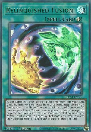 Image of Relinquished Fusion (Green) [LDS1-EN049] Ultra Rare