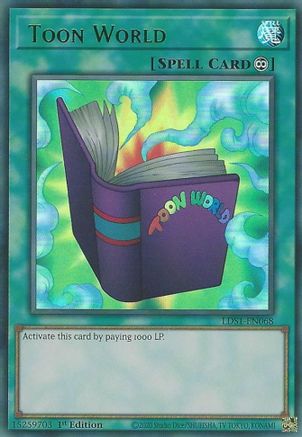 Image of Toon World (Green) [LDS1-EN068] Ultra Rare