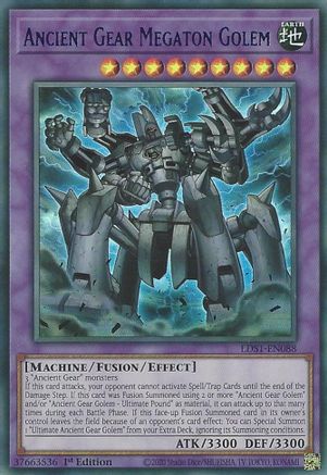 Image of Ancient Gear Megaton Golem (Blue) [LDS1-EN088] Ultra Rare