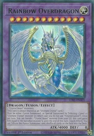 Image of Rainbow Overdragon (Green) [LDS1-EN101] Ultra Rare