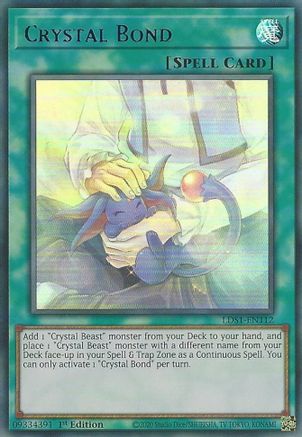 Image of Crystal Bond (Blue) [LDS1-EN112] Ultra Rare
