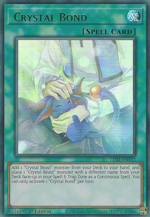 Image of Crystal Bond (Green) [LDS1-EN112] Ultra Rare