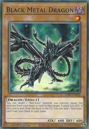 Image of Black Metal Dragon [LDS1-EN008] Common