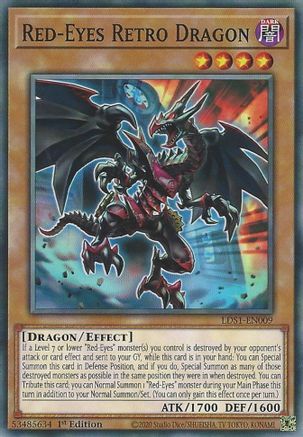 Image of Red-Eyes Retro Dragon [LDS1-EN009] Common