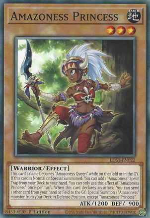Image of Amazoness Princess [LDS1-EN022] Common