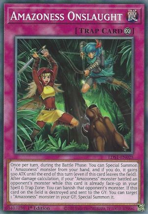 Image of Amazoness Onslaught [LDS1-EN025] Common