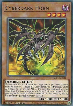 Image of Cyberdark Horn [LDS1-EN031] Common