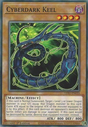 Image of Cyberdark Keel [LDS1-EN033] Common