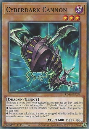 Image of Cyberdark Cannon [LDS1-EN034] Common