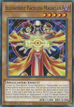 Image of Illusionist Faceless Magician [LDS1-EN046] Common
