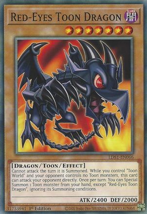 Image of Red-Eyes Toon Dragon [LDS1-EN066] Common