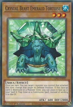 Image of Crystal Beast Emerald Tortoise [LDS1-EN095] Common