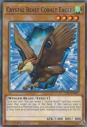 Image of Crystal Beast Cobalt Eagle [LDS1-EN097] Common