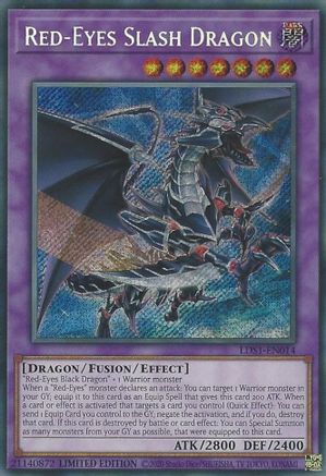 Image of Red-Eyes Slash Dragon [LDS1-EN014] Secret Rare