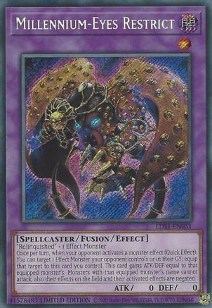 Image of Millennium-Eyes Restrict [LDS1-EN051] Secret Rare