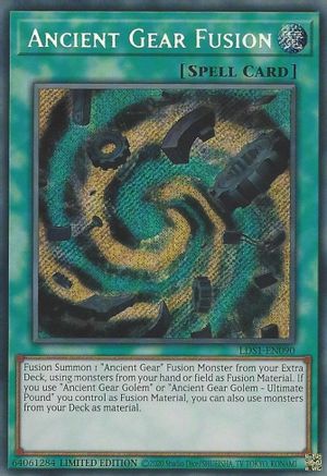 Image of Ancient Gear Fusion [LDS1-EN090] Secret Rare