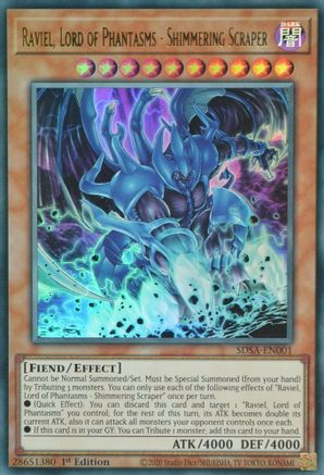 Image of Raviel, Lord of Phantasms - Shimmering Scraper [SDSA-EN001] Ultra Rare