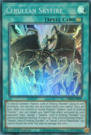 Image of Cerulean Skyfire [SDSA-EN019] Super Rare