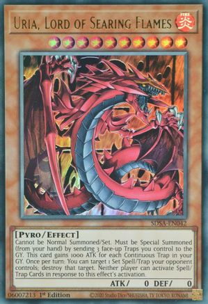 Image of Uria, Lord of Searing Flames [SDSA-EN042] Ultra Rare