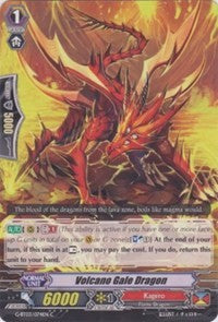 Image of Volcano Gale Dragon (G-BT03/074EN) [Sovereign Star Dragon]