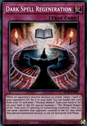 Image of Dark Spell Regeneration [BLAR-EN001] Secret Rare