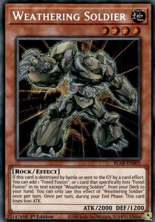 Image of Weathering Soldier [BLAR-EN005] Secret Rare