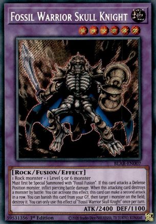 Image of Fossil Warrior Skull Knight [BLAR-EN007] Secret Rare