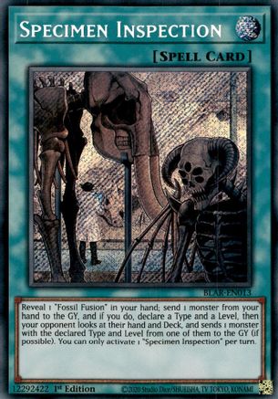 Image of Specimen Inspection [BLAR-EN013] Secret Rare
