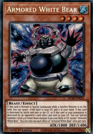 Image of Armored White Bear [BLAR-EN016] Secret Rare