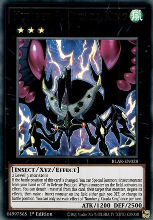 Image of Number 3: Cicada King [BLAR-EN028] Ultra Rare