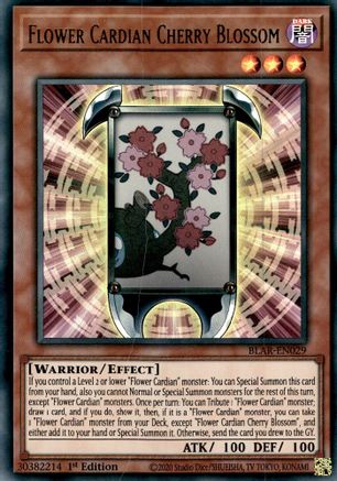 Image of Flower Cardian Cherry Blossom [BLAR-EN029] Ultra Rare
