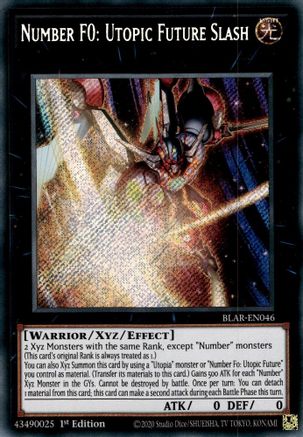 Image of Number F0: Utopic Future Slash [BLAR-EN046] Secret Rare