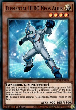 Image of Elemental Hero Neos Alius [BLAR-EN053] Ultra Rare