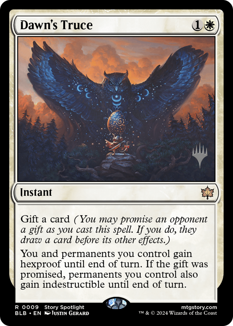 Image of Dawn's Truce (Promo Pack) [Bloomburrow Promos]