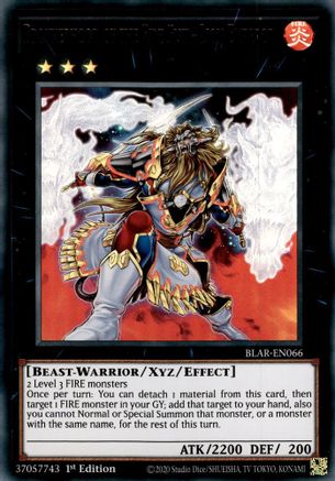 Image of Brotherhood of the Fire Fist - Lion Emperor [BLAR-EN066] Ultra Rare