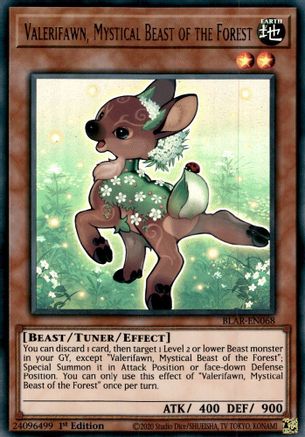 Image of Valerifawn, Mystical Beast of the Forest [BLAR-EN068] Ultra Rare