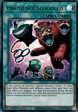 Image of Obedience Schooled [BLAR-EN071] Ultra Rare