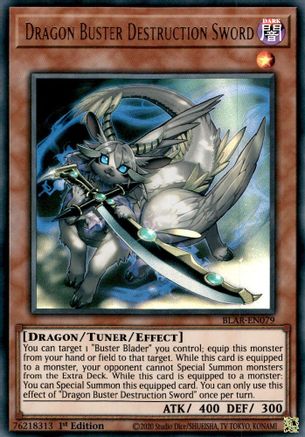Image of Dragon Buster Destruction Sword [BLAR-EN079] Ultra Rare