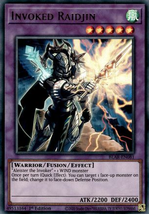 Image of Invoked Raidjin [BLAR-EN081] Ultra Rare